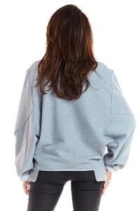 Asymetryczna Krótka Bluza Oversize