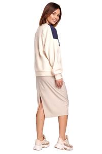 Bawełniana Bluza w Panele Kolorystyczne - Model 2
