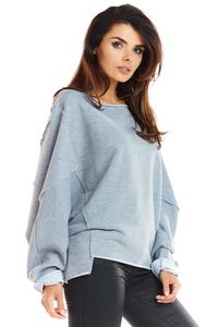 Asymetryczna Krótka Bluza Oversize