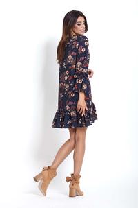 Sukienka Mini Boho w Kwiaty