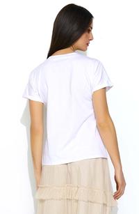 T--shirt z Motywem Zwierzęcym w Cętki