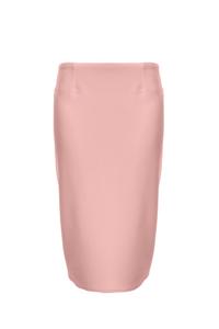 Różowa Ołówkowa Spódnica Midi
