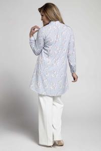 Asymetryczna Koszulowa Tunika  PLUS SIZE