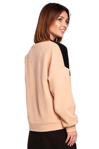 Bawełniana Bluza w Panele Kolorystyczne - Model 3